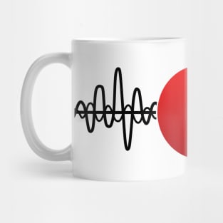 Red Music Mug